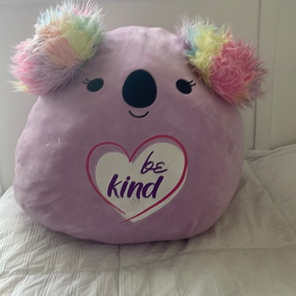 Purple colorful koala squishmallow